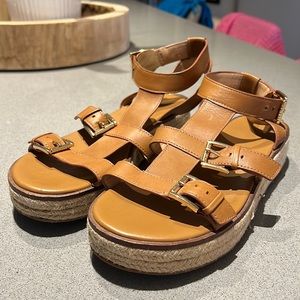Michael Kors Brown Espadrille Sandals